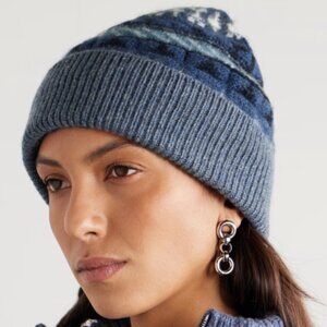 Lora Piana Fairisle Italian Cashmere Beanie